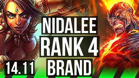 Nidalee Vs Brand Jgl Rank K Comeback Dominating Euw