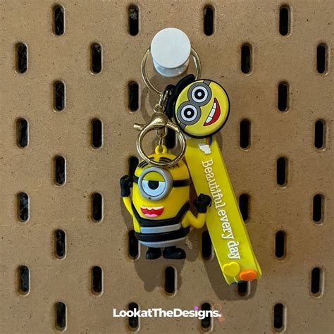 Jual Gantungan Kunci 3D Minion Gantungan Keychain Karakter Lucu Gemoy