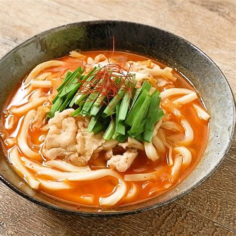 スタミナキムチチゲうどん 作り方・レシピ クラシル