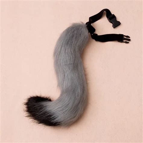 Aliexpress Buy Cm Novetly Realistic Faux Fur Fox Tail