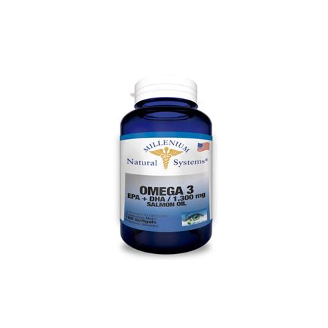 OMEGA 3 EPA DHA 1 300 MG X 100 CAPSULAS NATURAL SYSTEMS VIAVIDA