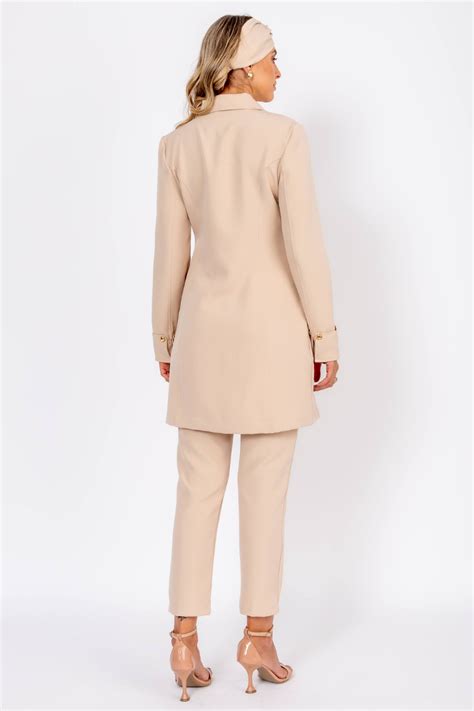 Jaleco Feminino Encanto Nude Risco Finno