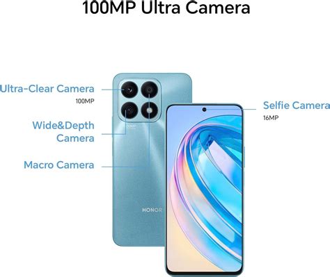 Honor X8a Smartphone Unlocked 100mp Triple Camera 67 90hz Fullview