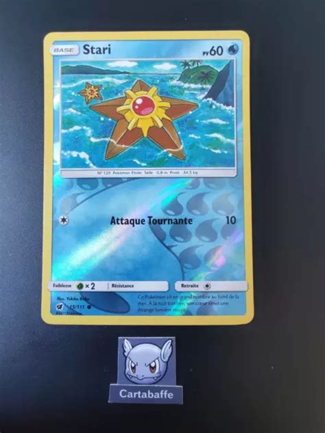 CARTE POKÉMON STARI 15 111 Reverse SL4 Invasion Carmin EUR 1 85