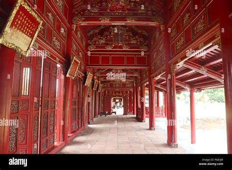 Imperial City Citadel Of Hue Vietnam Stock Photo Alamy