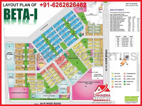 Chhabra Properties Alpha Greater Noida Map Layout Plan