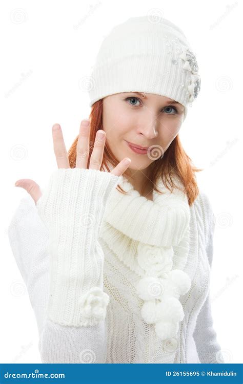 Beautiful Women In Warm Clothing Stock Image Image Of Background