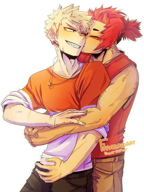 Bakushima Katsuki Bakugou X Kirishima Eijirou My Hero Academia Manga Hero Academia