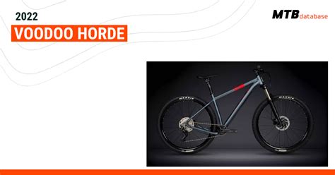 2022 Voodoo HORDE - Specs, Reviews, Images - Mountain Bike Database