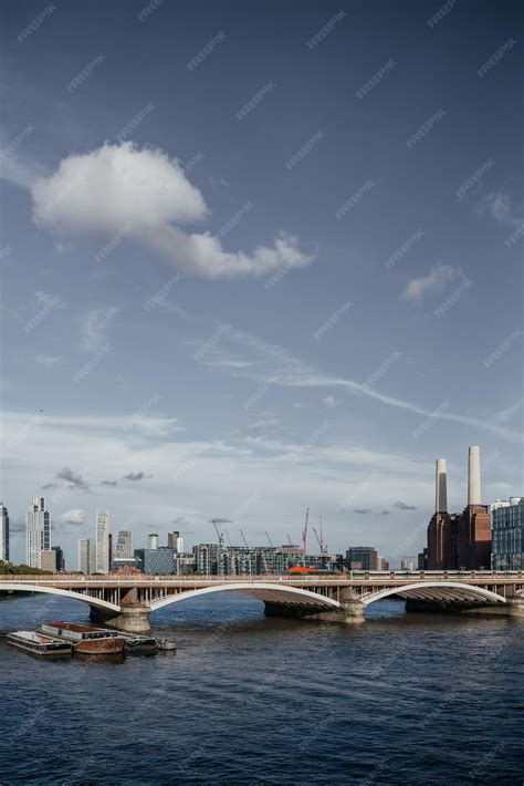 Premium Photo | London skyline with battersea power station