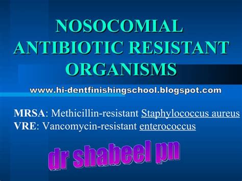 antibiotic resistanace