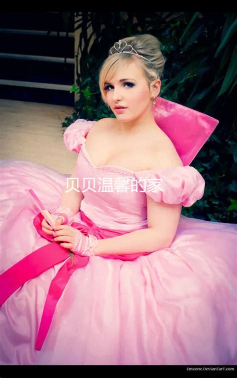 The Princess and the Frog Lottie Charlotte Cosplay costume pink dress ...