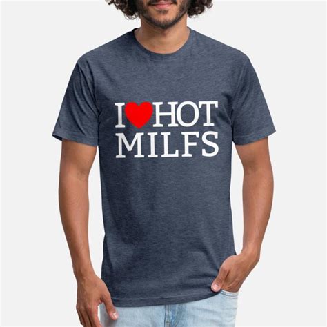 Red Milf Love T Shirts Unique Designs Spreadshirt