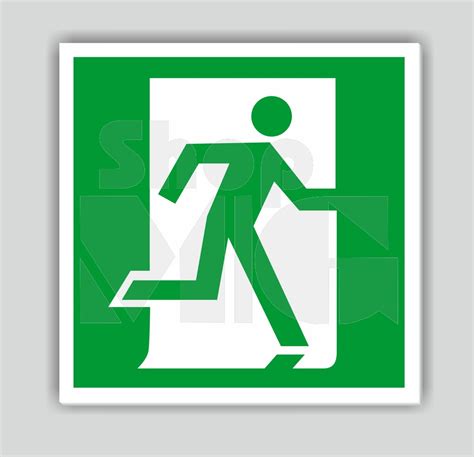 Таблички эвакуационные из ПВХ купить в Ереване. • MIGShop