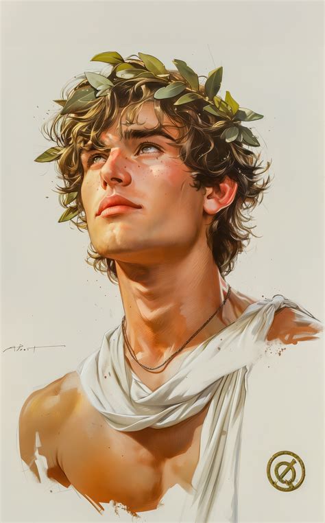 Helios Ascendant Greek God Poster Ai Art Gay Male Poster Art Male Pin Up Gay Pulp Art Queer
