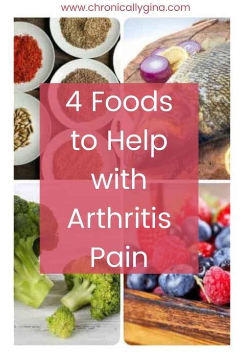 The Essential 4 Good Foods For Arthritis Pain