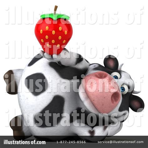 Holstein Cow Clipart #1492160 - Illustration by Julos