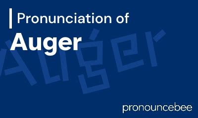 how to pronounce auger aliassime