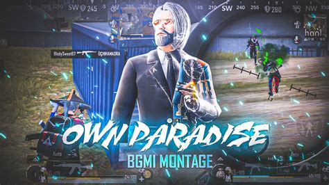 Own Paradise Bgmi Montage Finger Gyroscope Redmi K I Youtube