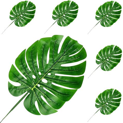 Sztuczne Li Cie Monstera Du E Szt Xxl Ozdobne Stroik Kwiaty