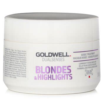 Goldwell Dual Senses Blondes Highlights 60SEC Treatment Luminosity For Blonde Hair 200ml 6