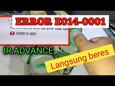 error   tutorial lengkap ir advance