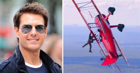 Tom Cruise Performs Another Insane Stunt Hangs Off A Plane For