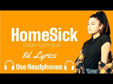 Dylan Conrique - Homesick (Lyrics) with 8d Audio [Use Headphones ...