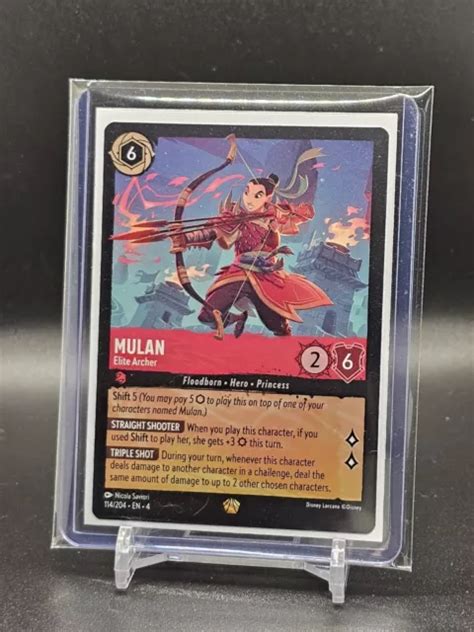 Mulan Elite Archer 114204 Légendaire Disney Lorcana Ursulas Return