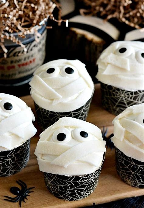 Halloween Party Rezepte Grusel Muffins Backen