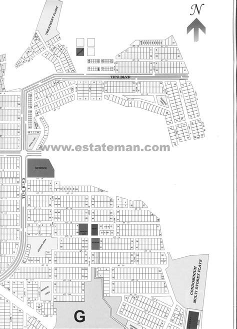 Map of DHA Phase II Islamabad