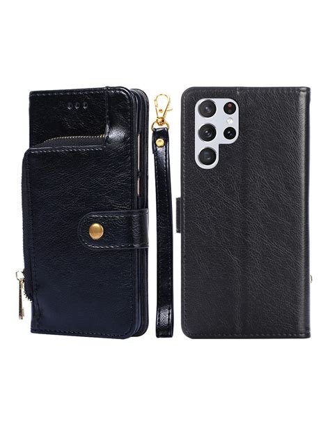 Housse Samsung Galaxy S23 Ultra Porte Monnaie Simili Cuir