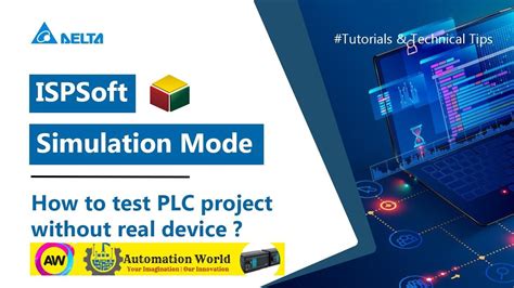 How To Simulate In ISPSoft Delta Plc Software Delta Plc Automation