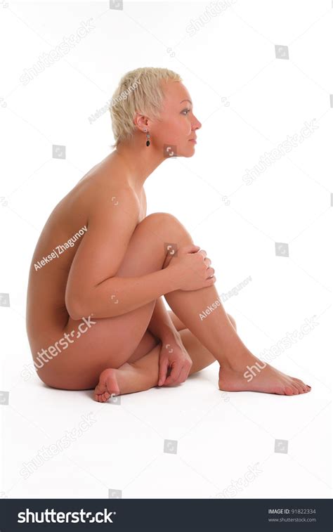 Beautiful Nude Woman Sitting On Floor Stock Photo Shutterstock
