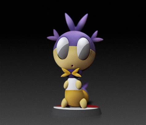 Blipbug Fan Art Figura PokÉmon Modelo De ImpresiÓn 3d Edream Makers