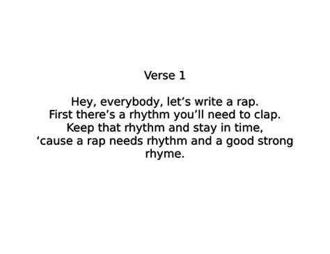 Performance Poetry Rap Ks2 Teaching Resources