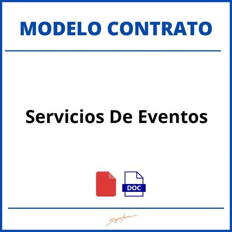 Modelo Contrato De Eventos