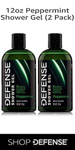 Amazon Defense Soap Peppermint Shower Gel 100 Natural Organic