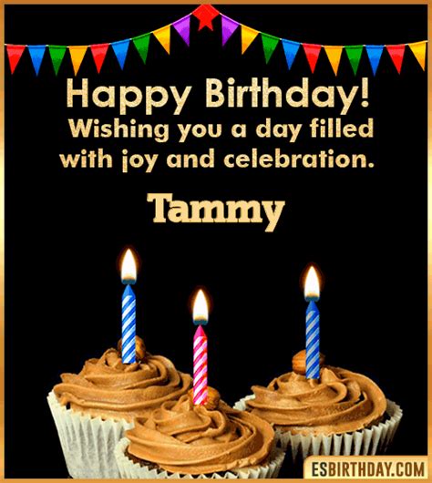 Happy Birthday Tammy  🎂 Images Animated Wishes【28 S】