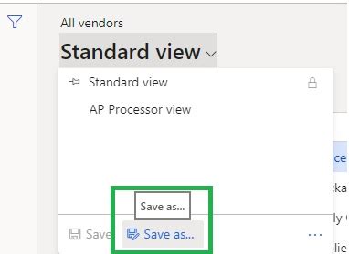 saved views  dynamics  finance  operations msdynamicsworldcom