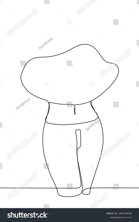 Female Waist Naked Belly One Line Stock Vector Royalty Free Shutterstock