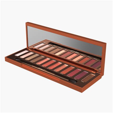 Urban Decay Naked Heat Eyeshadow Palette With Brush Fur D Model Max Free D