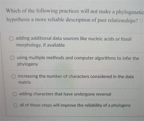 Solved Homoplasy is more difficult to recognize when | Chegg.com