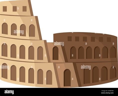 Isolated Rome Colosseum Icon Stock Vector Image And Art Alamy