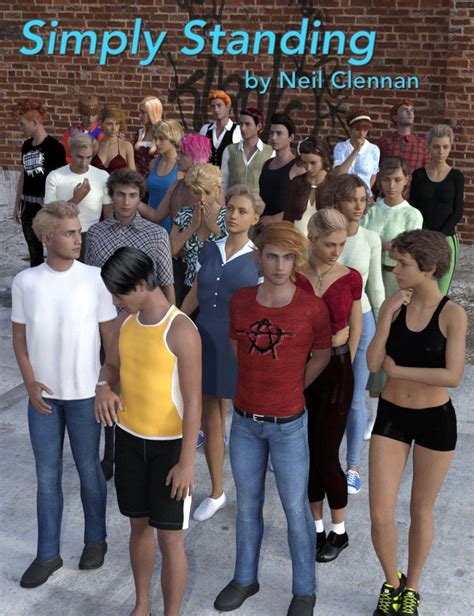 Simply Standing Poses for Genesis 8 ⋆ Freebies Daz 3D