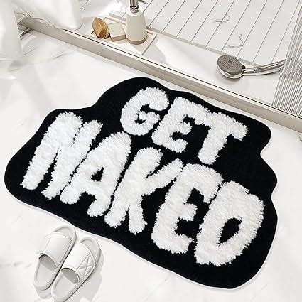 Amazon Get Naked Bath Mat Cute Bath Rug For Bathroom Mat Rregular Non Slip Shower Floor