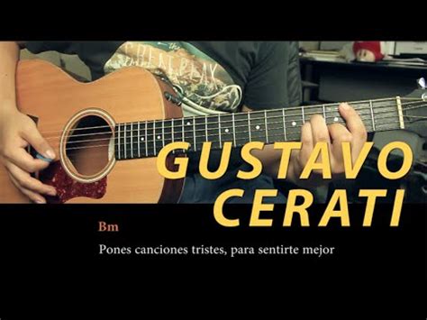 Como Tocar Adios De Gustavo Cerati Tutorial Guitarra Tab Completo