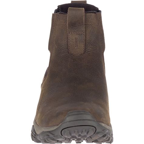 Merrell Mens Moab Adventure Chelsea Waterproof Slip On Boots Brown Clearys Shoes And Boots