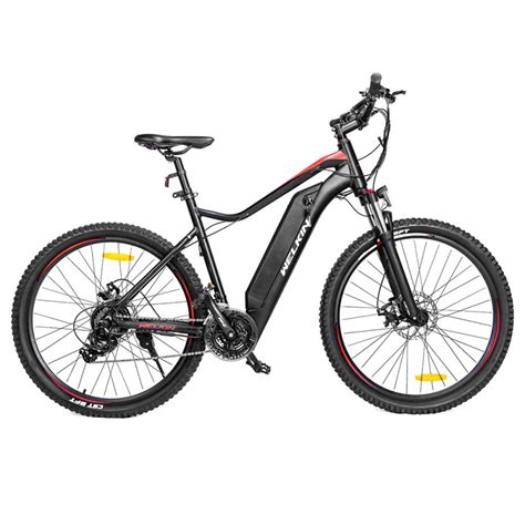 Welkin Wkem Bicicletta Elettrica Da W Mountain Bike Nera E Rossa