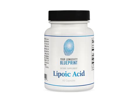 Lipoic Acid - 60 capsules - Your Longevity Blueprint | Dr. Stephanie Gray